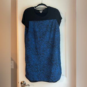 EUC DKNY Leopard Shift Mini Dress